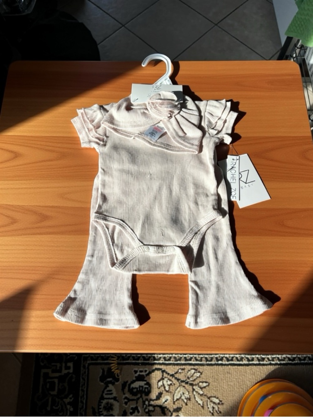 Rachel Zoe Kids 🚨BOGO 50% OFF - Cream/Beige Ribbed 3-Piece Set - see description
